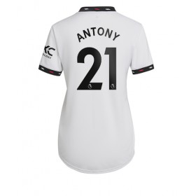 Damen Fußballbekleidung Manchester United Antony #21 Auswärtstrikot 2022-23 Kurzarm